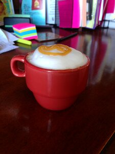 Breakfast red cup