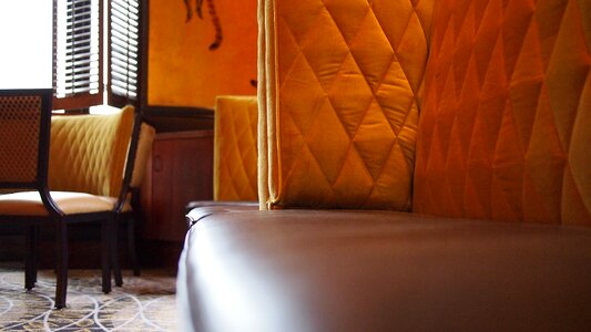 Cushion booth chairs