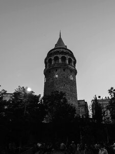 Architecture people black and white