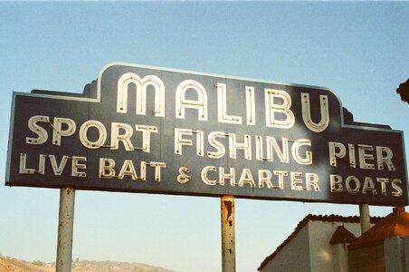 Pier sign