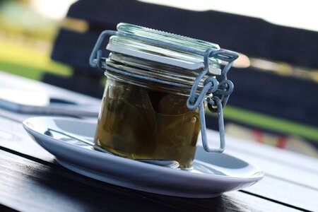 Jar plate table photo