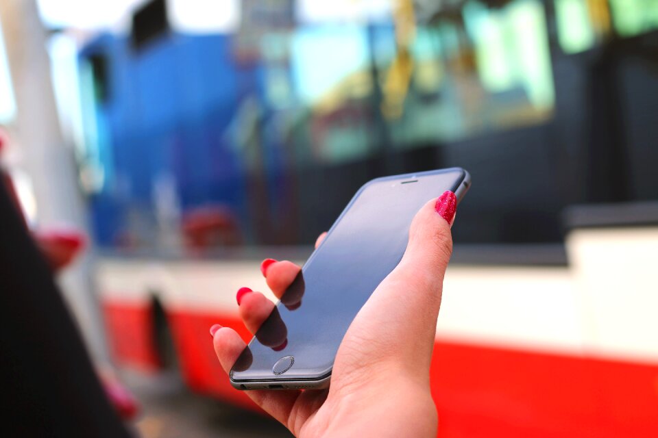 Bus hands fingers