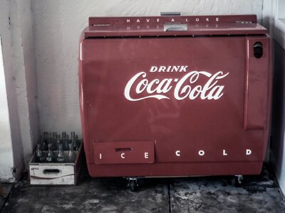 Coca cola coke bottles photo