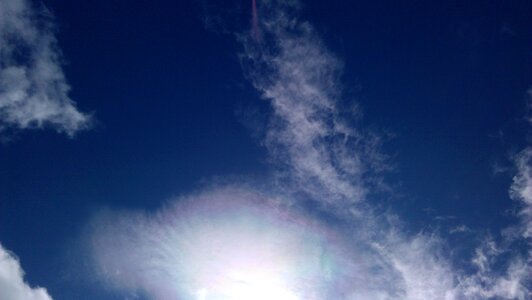 Sunny halo light refraction