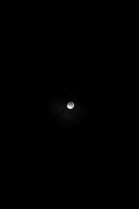 Sky gray moon
