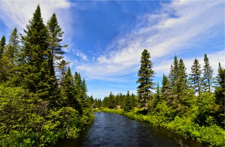 Nature blue sky photo