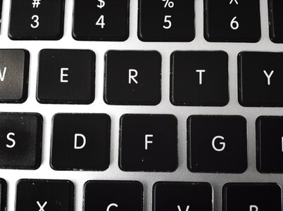 Computer gray keyboard