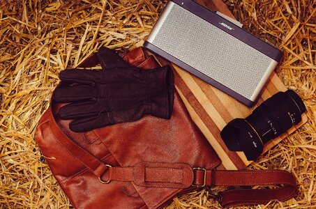 Leather speakers bose