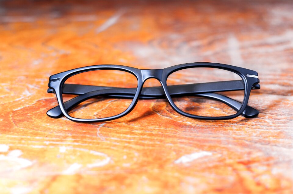 Glasses frame vision