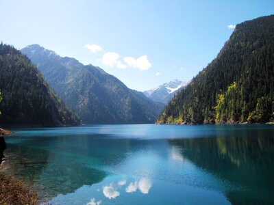 Lake mountain landscape