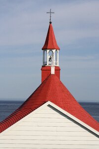 Red church building chapel photo