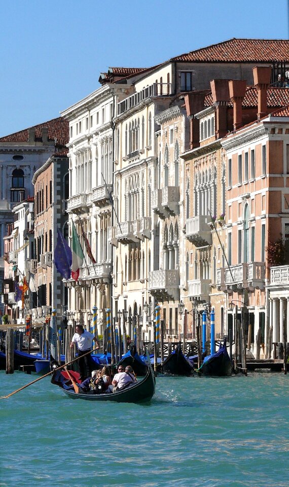 Bridge channel gondoliers
