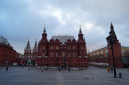 Red square historical and cultural museum moscow photo