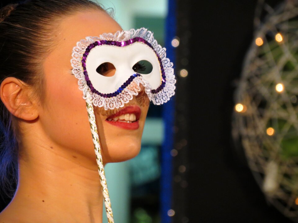 Mask joy smile