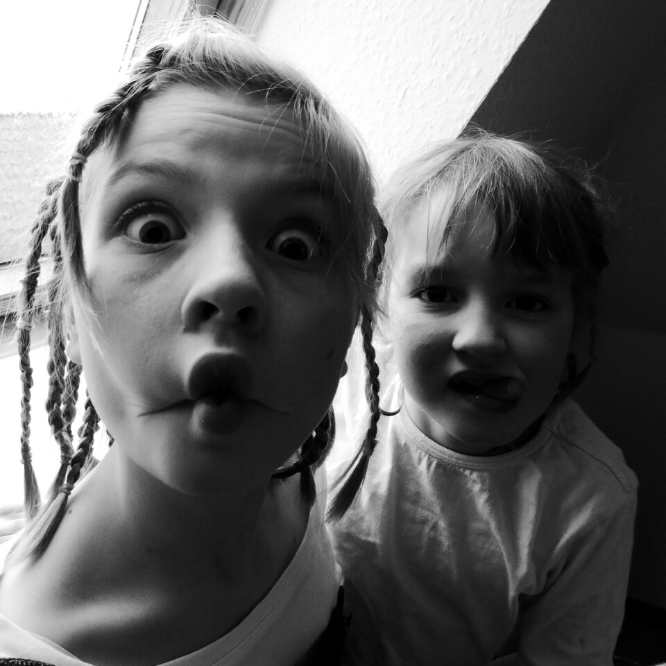Facial expression fun good mood