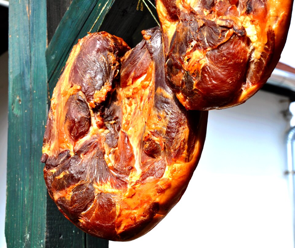 Smoked meat ham food