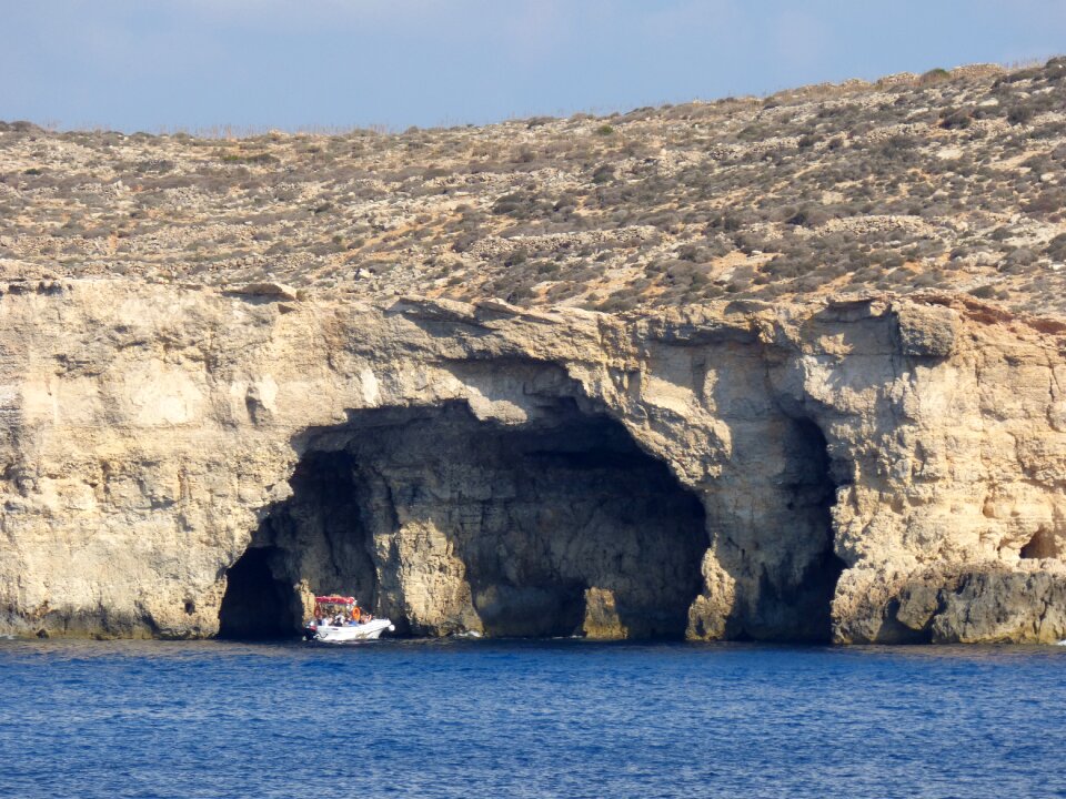 Travel mediterranean blue