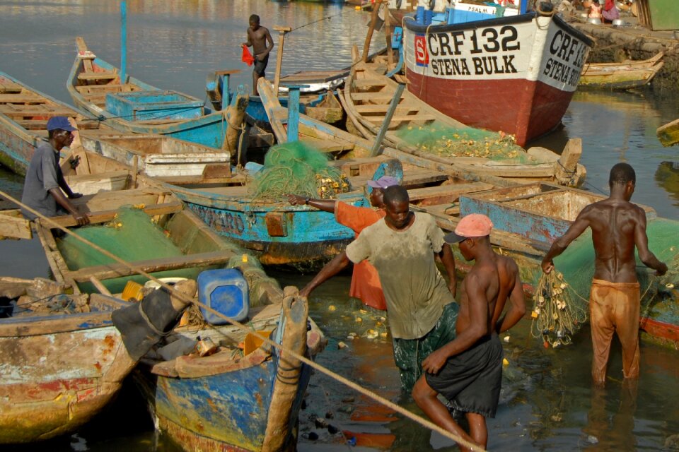 Fishing boat fisherman elmina
