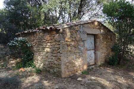 Village landscape small house