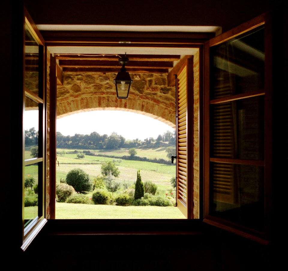 Tuscany black window