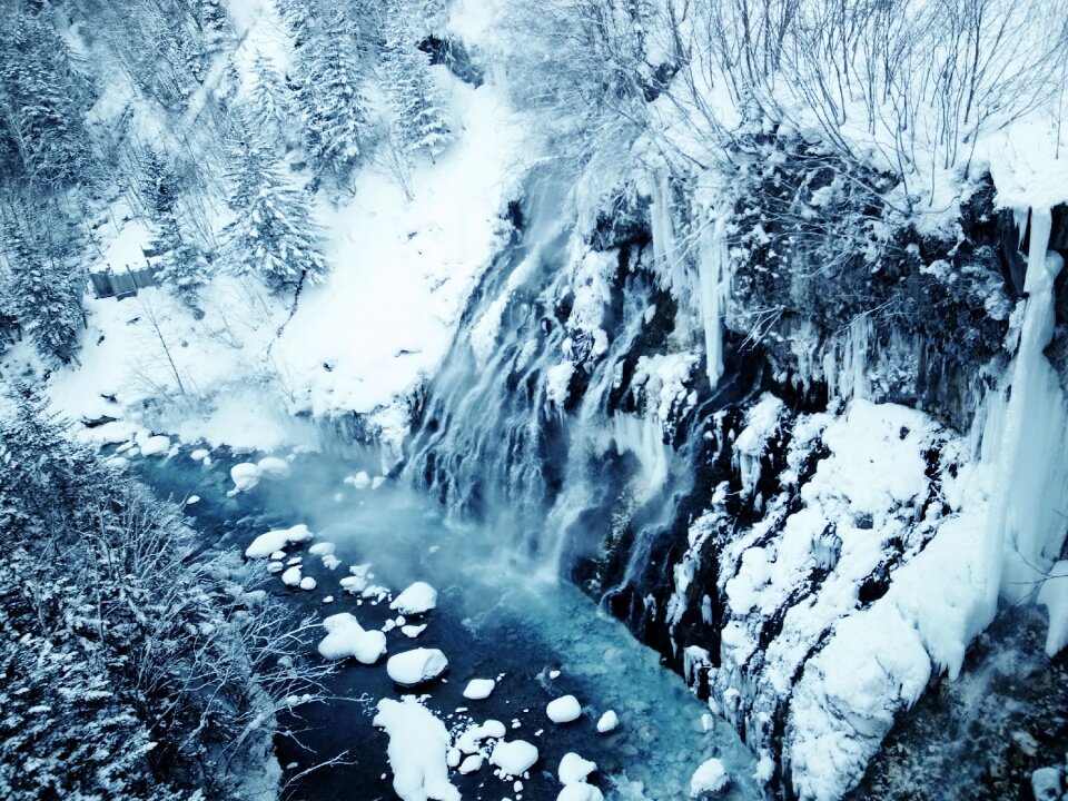 River winter landscape