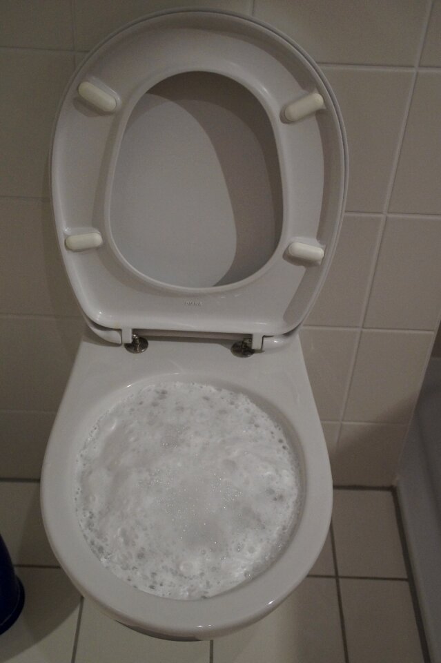 Clean foam sanitaryblock