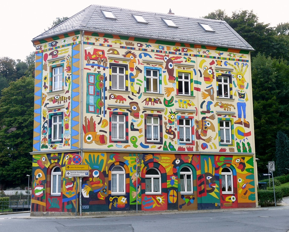 Art colorful painting