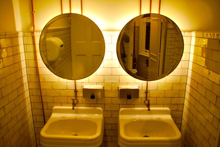 Mirror inside house
