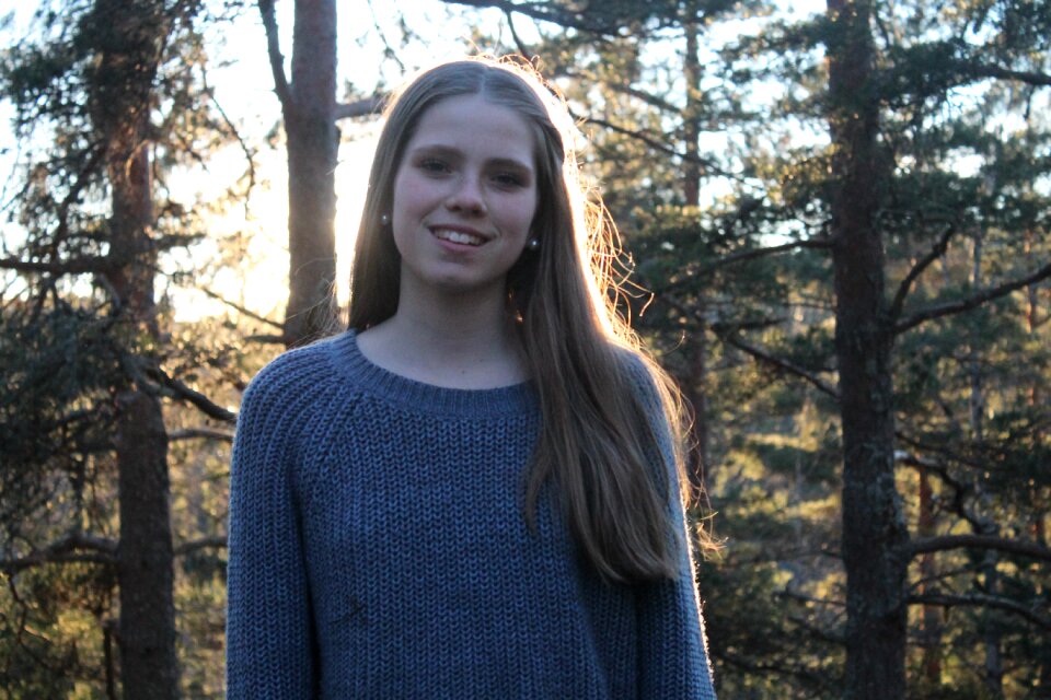 Forest portrait smile