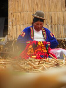 Peru uros indian photo