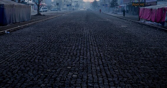 Mongolia sunrise empty photo