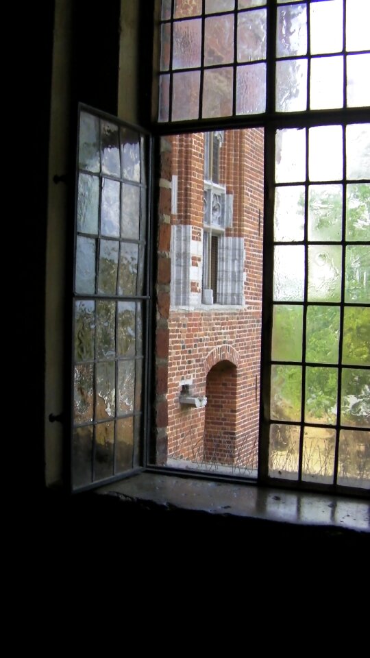 Castle the window glass