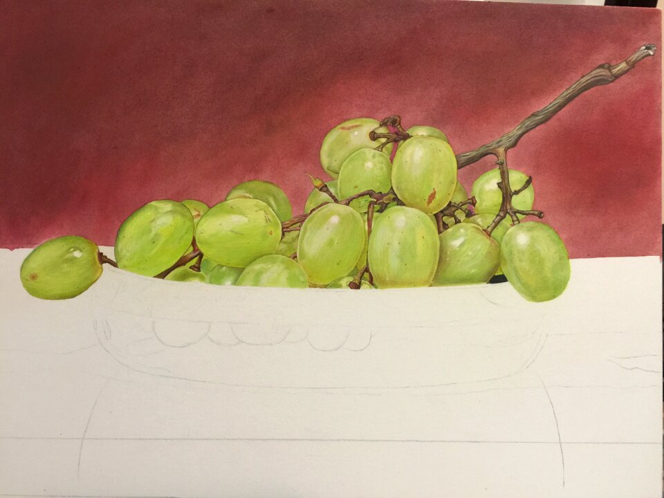 Still life colored pencil