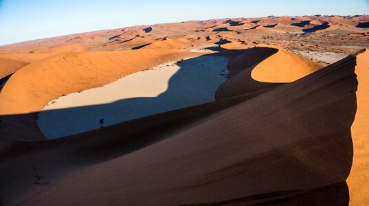 Desert namibia the sun