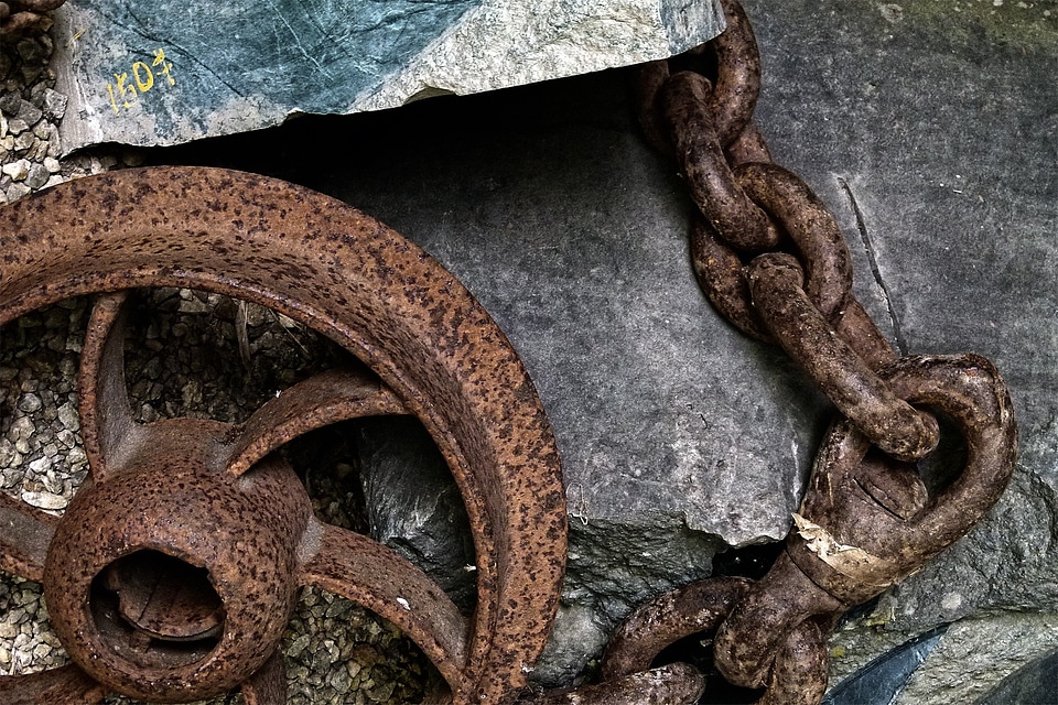 Rusty heritage ghost town
