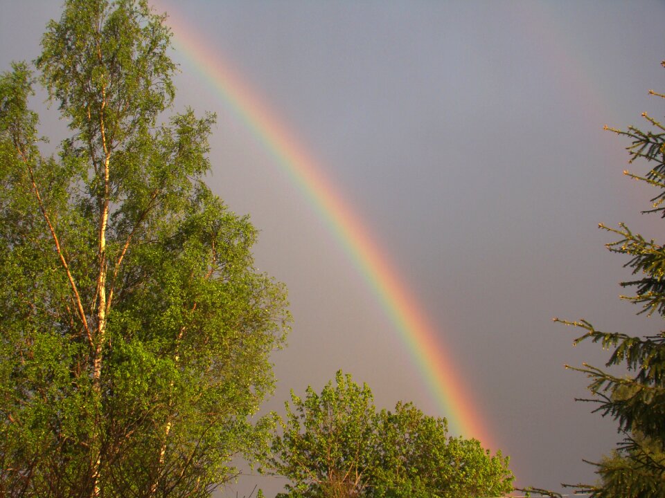 Rainbow summer weather