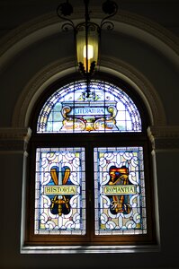 Church window decorative glass photo