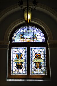 Church window decorative glass