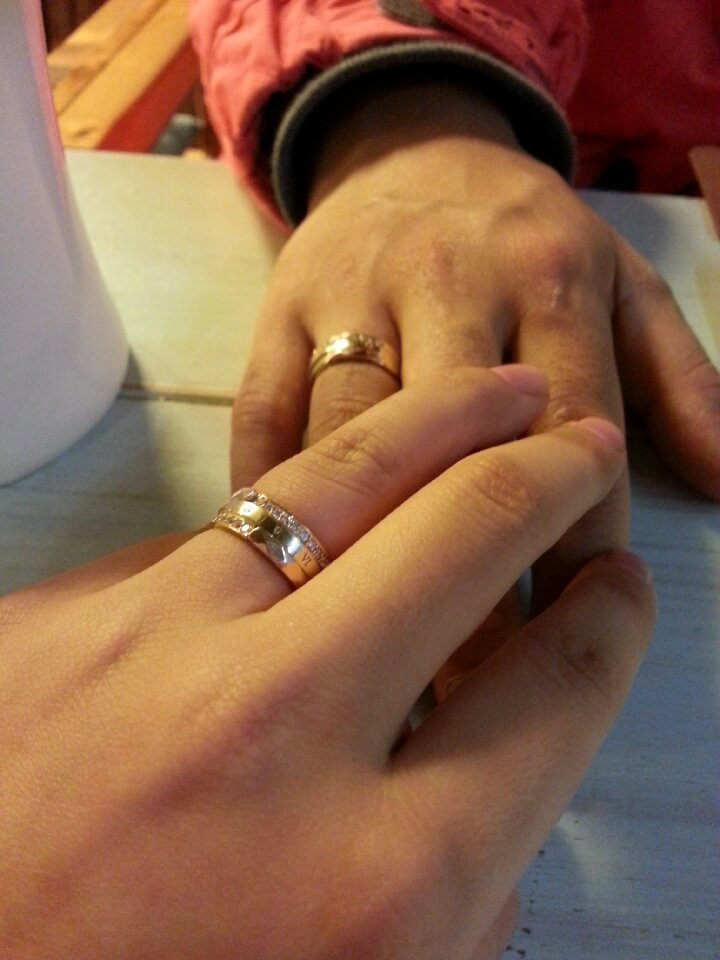 Ring wedding ring the couple