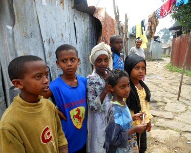 Children ethiopia slum