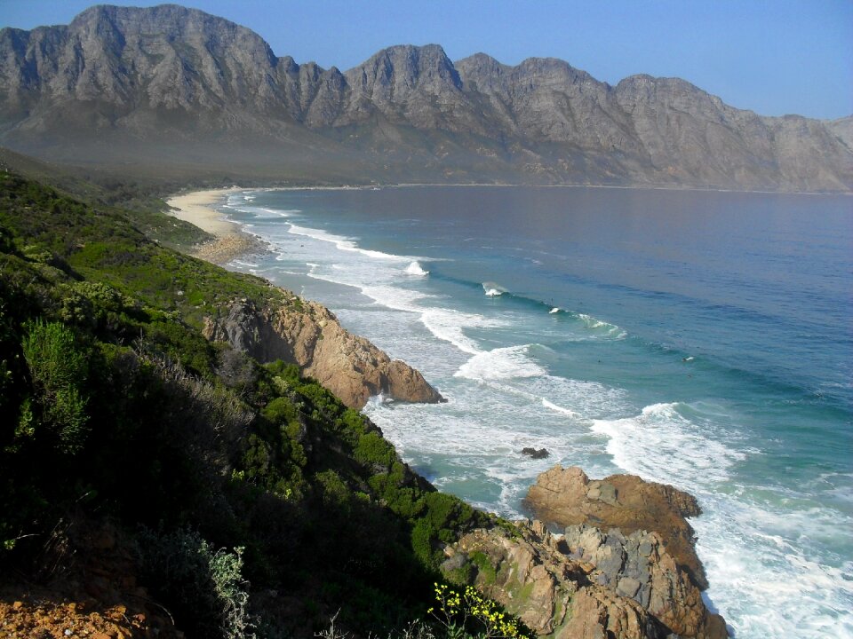 Coastline mountains cliffs