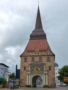 Historically brick tower