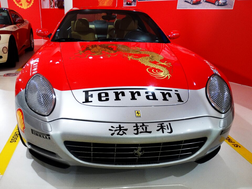 Race car sports car red car