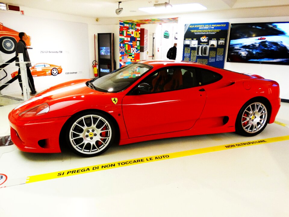 Race car sports car red car