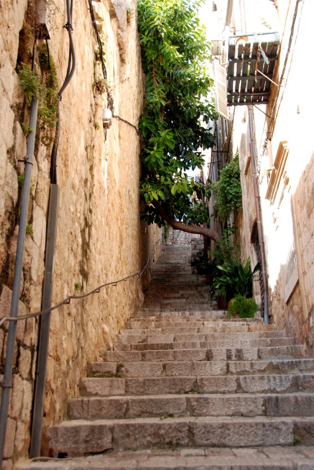 Staircase narrow dubrovnik