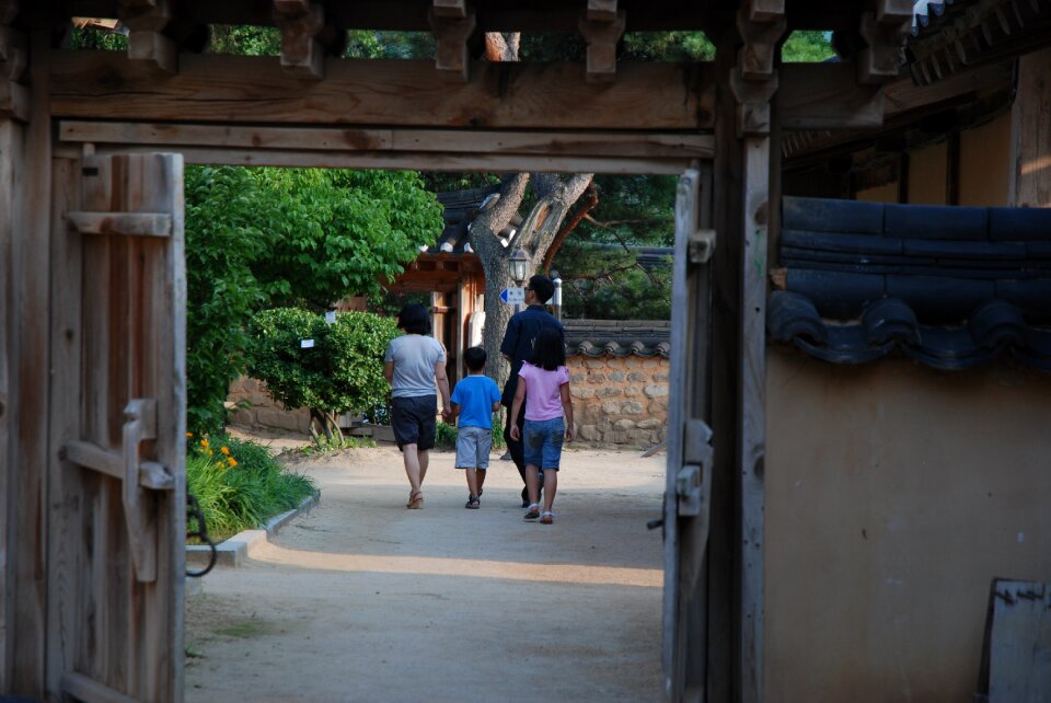 Traditional hahoe village country