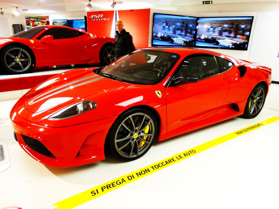 Race car sports car red car