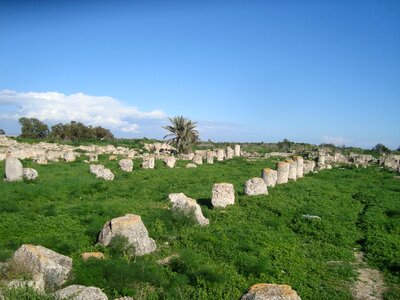 The ruins of the antiquity stones