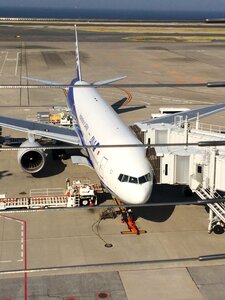 Airplane boarding haneda