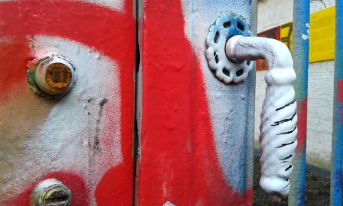 Graffiti door handle
